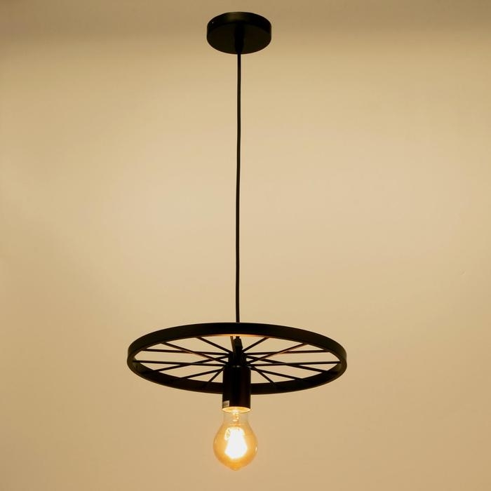 Светильник BayerLux 1251/1BK E27 40Вт черный 30х30х10-110 см