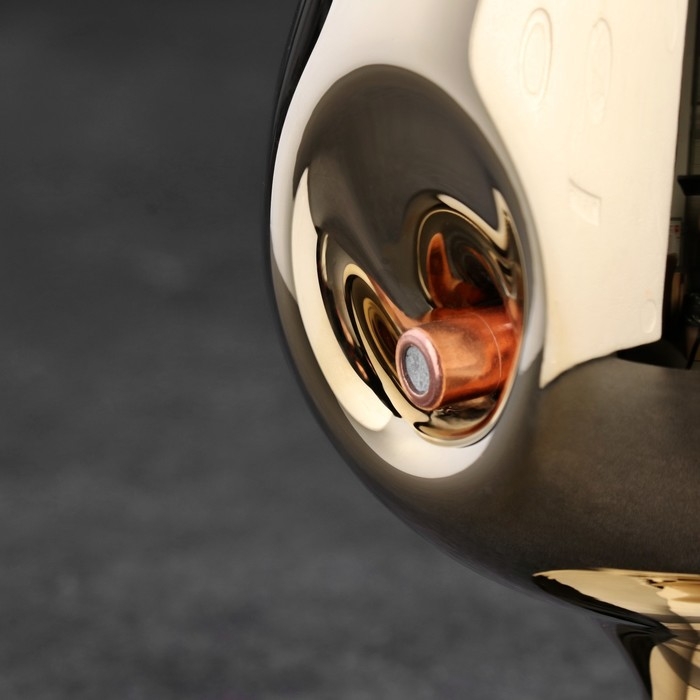 Бокал для коньяка Бокал для коньяка "Непробиваемый. Золотой", с пулей, 390 мл