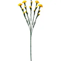 Цветы искусственные &laquo;Гвоздика кустовая&raquo;, h=60 см, жёлтые