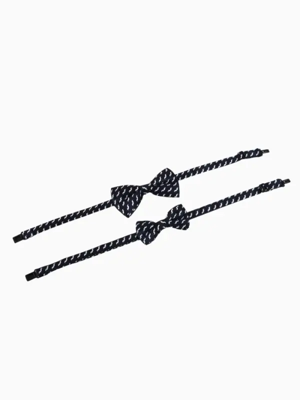 Галстук - бабочка для мальчика и папы M&B Family look, 2 шт., синий