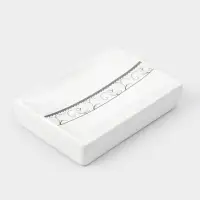 Набор аксессуаров для ванной комнаты &laquo;Завитки&raquo;, 4 предмета, мыльница, дозатор для мыла, 2 стакана, белый