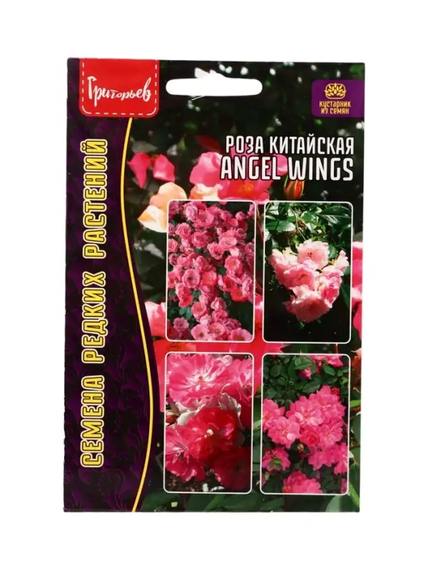 Семена цветов Роза Angel Wings китайская 7шт.  АКЦИЯ !!!  12.28 г.