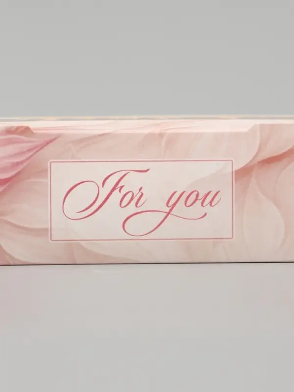 Коробка подарочная с окном &laquo;Для тебя&raquo;, 17&times;7&times;4 см, самосборная