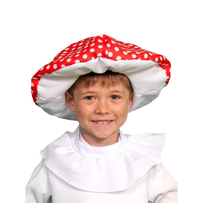 Шапка «Гриб мухомор», р. 52-54 см Шапка «Гриб мухомор», р. 52-54 см