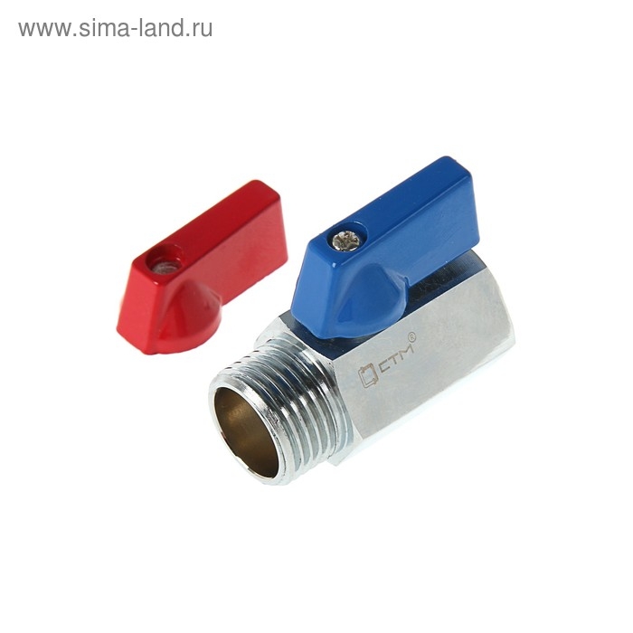 Кран шаровой Кран шаровой "СТМ" MINI, PN16, внутренняя/наружная резьба 1/2"