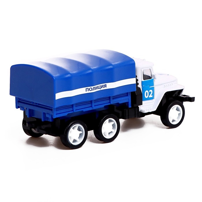 Грузовик металлический «УРАЛ», инерция, масштаб 1:64, МИКС Грузовик металлический «УРАЛ», инерция, масштаб 1:64, МИКС