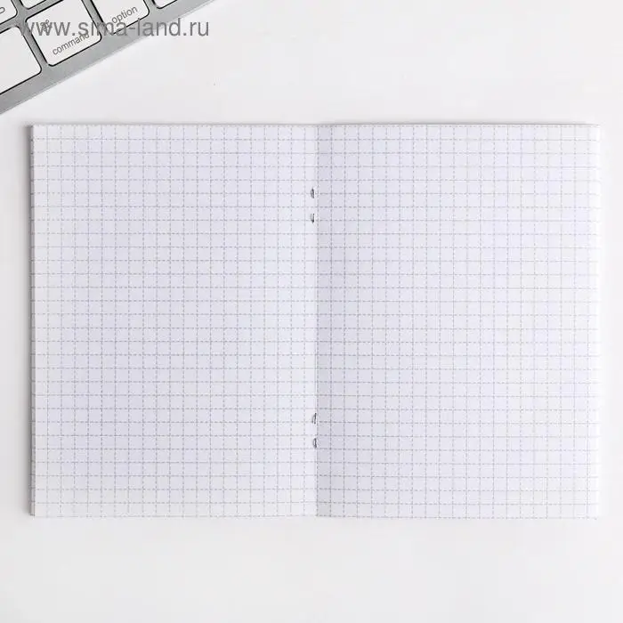 Блокнот А6, 32 л на скрепке, в клетку &laquo;Авокадо&raquo;