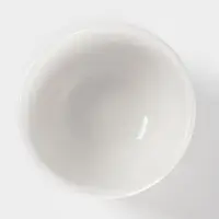 Соусник Доляна White Label, 120 мл, d=7 см, фарфор, белый