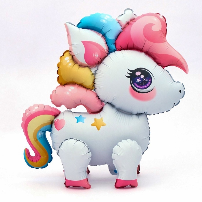 Детская игрушка Шар фольгированный 22 Детская игрушка Шар фольгированный 22" "Малыш единорог", матовый