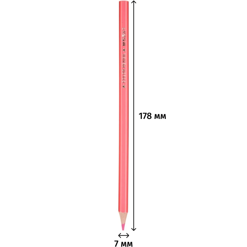 Карандаши цветные M&G   деревянные шестигранные, 36 цв в наборе