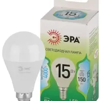 Лампа светодиодная LED 15 Вт 1500Лм 4000К шар нейтральный E14 220-240В LED P45-15W-840-E14 Green Line