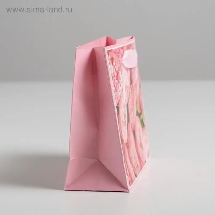 Пакет подарочный ламинированный, упаковка, «For you», S 15 х 12 х 5.5 см