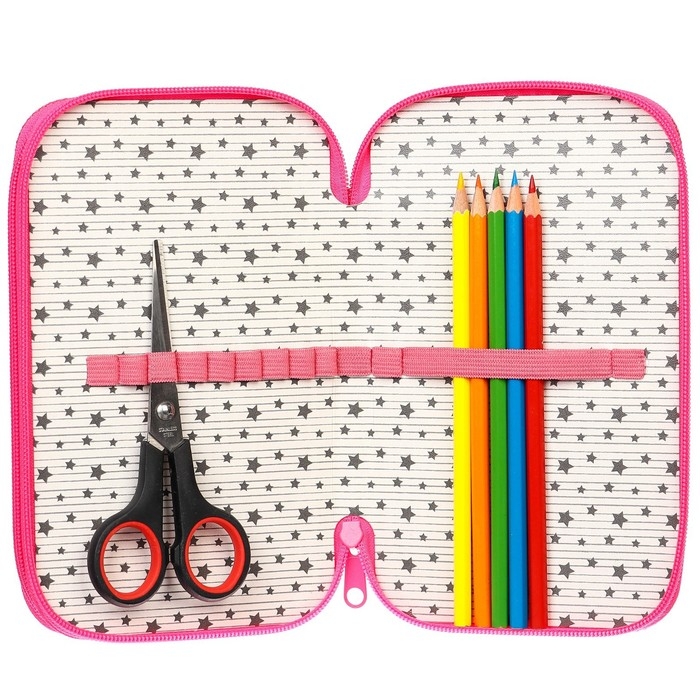 Пенал 2 секции,125х205х40 мм, ламинированный картон, Минни Маус и единорог Пенал 2 секции,125х205х40 мм, ламинированный картон, Минни Маус и единорог