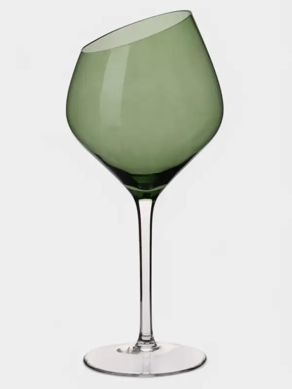 Бокал для вина Magistro &laquo;Иллюзия&raquo;, 540 мл, 10&times;24 см, стекло, зелёное