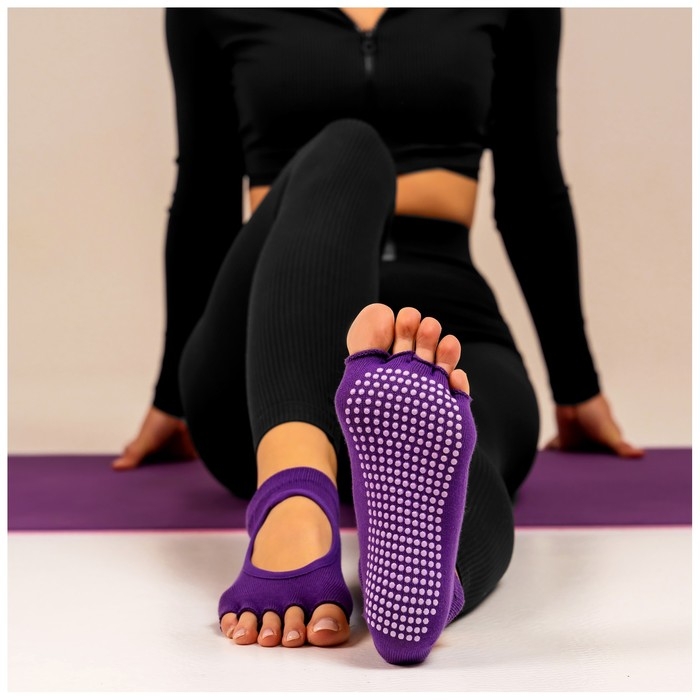 Носки для йоги Sangh, р. 36-39, цвета МИКС Носки для йоги Sangh, р. 36-39, цвета МИКС