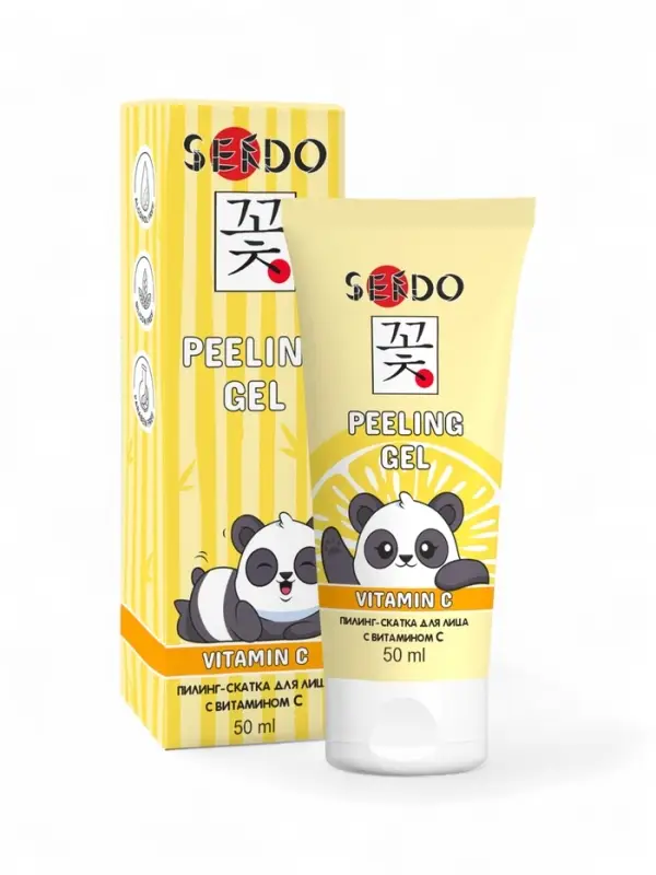 Пилинг-скатка для лица Sendo c витамином С, 50 мл Пилинг-скатка для лица Sendo c витамином С, 50 мл