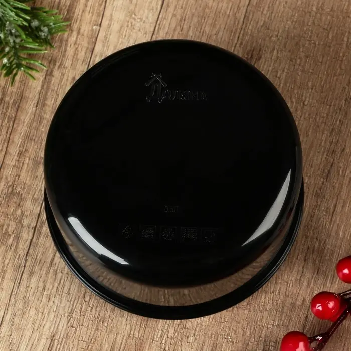 Ланч - бокс круглый «Новогодние чудеса», 500 мл