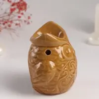 Аромалампа для эфирных масел &laquo;Ушастая сова&raquo;, керамика, т. беж, 6.5&times;11&times;10.7 см