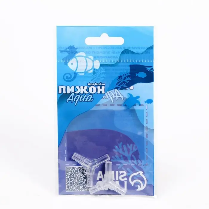 Набор соединителей для трубок, тройник, Ф4 мм, 2 шт Набор соединителей для трубок, тройник, Ф4 мм, 2 шт