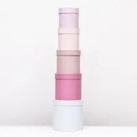 Набор шляпных подарочных коробок 5 в 1&laquo; Нежность&raquo;, 23&times;23 - 14&times;14 см
