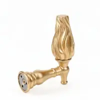 Крючок - держатель для штор CAPPIO KS051, алюминий, цвет золото, 2 шт.