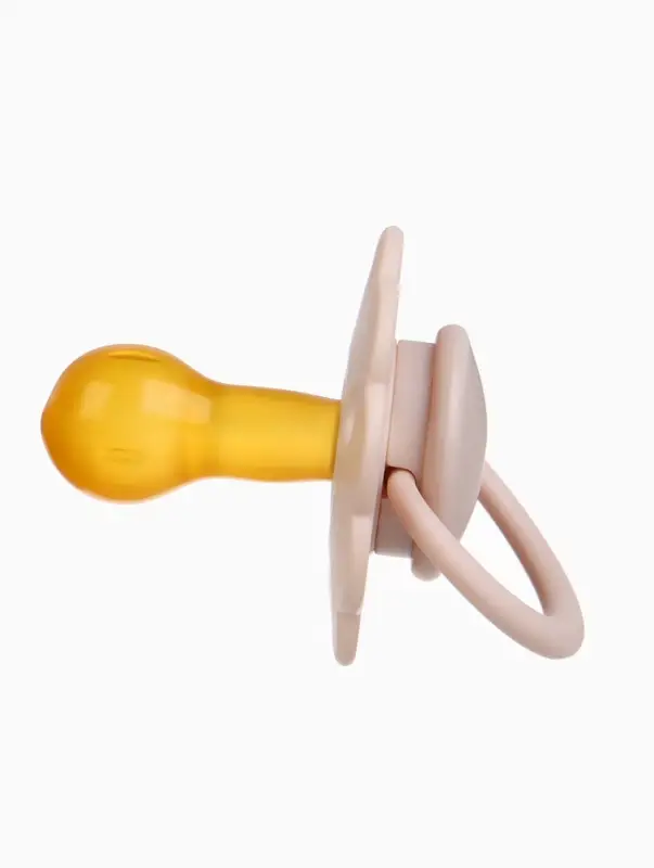 Набор классических пустышек, 2 шт., латекс, нюд/персиковый, в контейнере, от 6 мес., M&B Набор классических пустышек, 2 шт., латекс, нюд/персиковый, в контейнере, от 6 мес., M&B