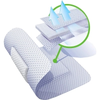 Пластырь-повязка неткан основа впит подушка 6x7см 50шт/уп Teneris