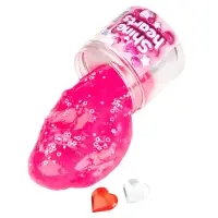 Слайм "Мялка-жмялка", розовый, с посыпкой и фигуркой, 180 г SLI64