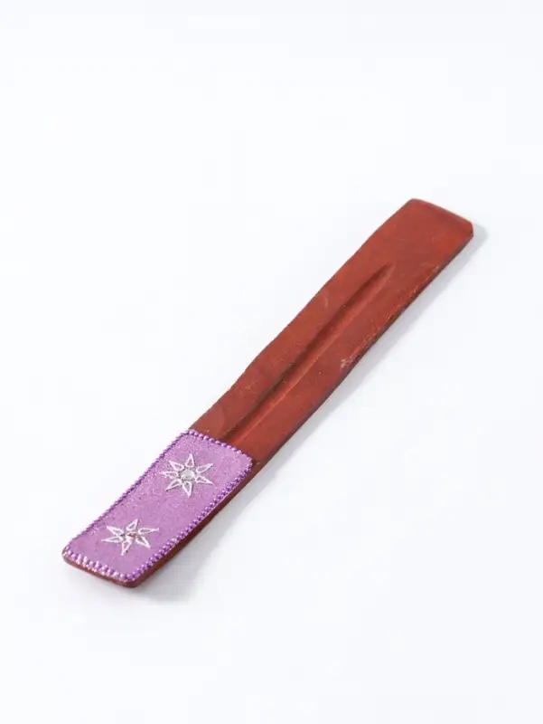 Подставка под благовония "Карма" дерево 25,5х3,5 см, сиреневый