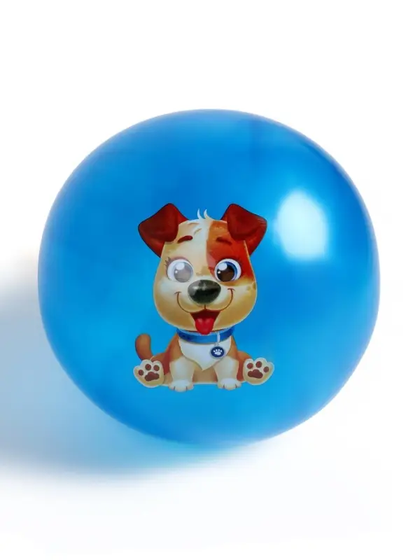 Мяч детский «Пёсик», d=22 см, МИКС Мяч детский «Пёсик», d=22 см, МИКС