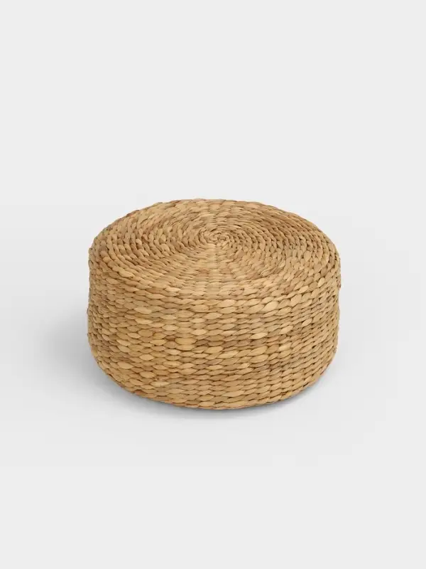 Пуфик, 40&times;40&times;20 см, водный гиацинт