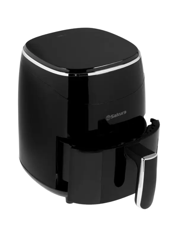 Аэрогриль Sakura SA-7671, 3.5 л, 1200 Вт, 9 программ, таймер, от 80 до 200&deg;C, чёрный