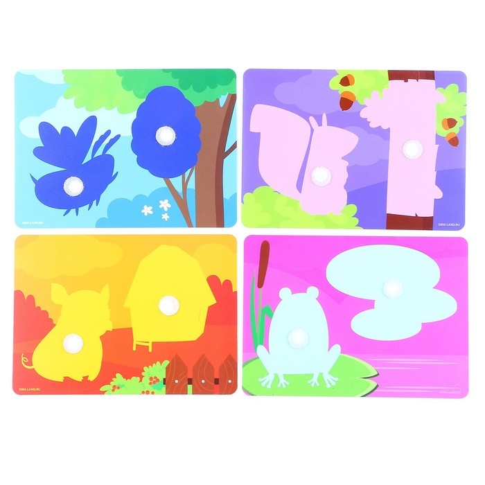 Развивающая игра на липучках «Изучаем животных. Кто где живет?» Развивающая игра на липучках «Изучаем животных. Кто где живет?»