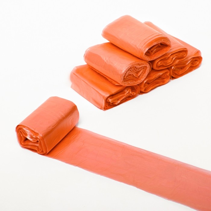 БИО Пакеты БИО Пакеты "Пижон" для уборки за собаками 20 х 30 см, 8 мкм, 12 х 20 шт, оранжевый