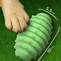 Жевательная игрушка для собак &laquo;Шантажист&raquo;, 10 см, TPR, зелёная