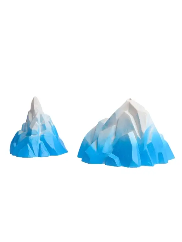 Набор декора для аквариума &laquo;Скалы&raquo;, 6 см и 10 см, голубой