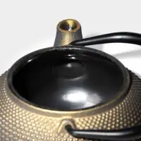 Чайник Доляна &laquo;Восточная ночь. Золото&raquo;, 300 мл, с ситом, чугун, индукция, золотистый