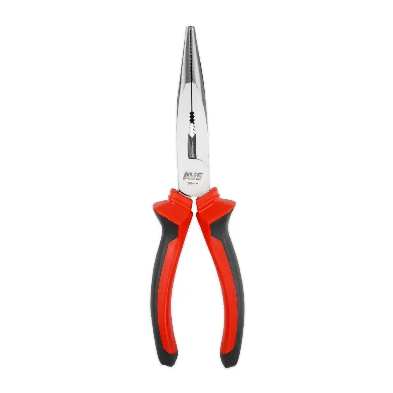 Длинногубцы прямые 200 мм AVS DLG0200-S