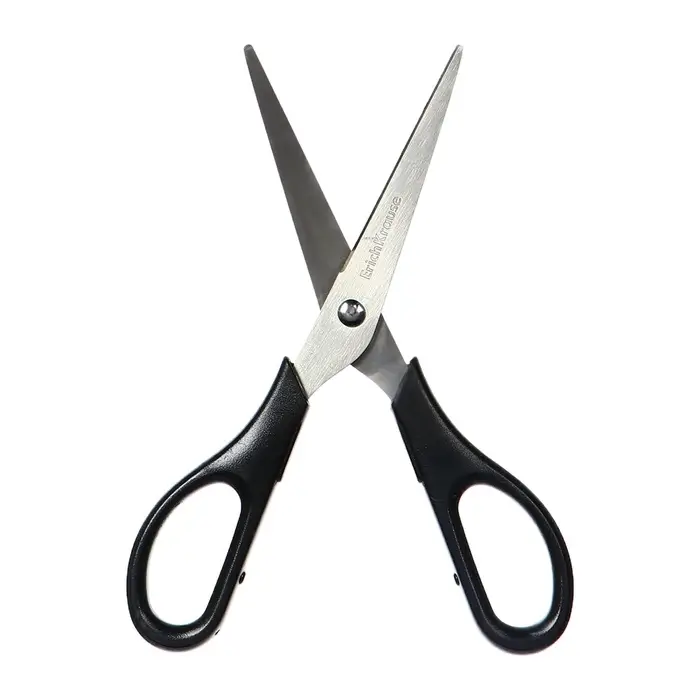 Ножницы для левшей ErichKrause Standard Left Hand, 17 см, лезвия из нержавеющей стали, ударопрочный пластик, европодвес
