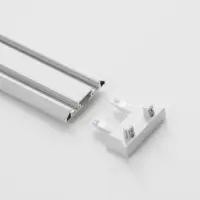 Коннектор стена-потолок SLIM г-образный, 4-жильный, белый, 0.7&times;4&times;2 см