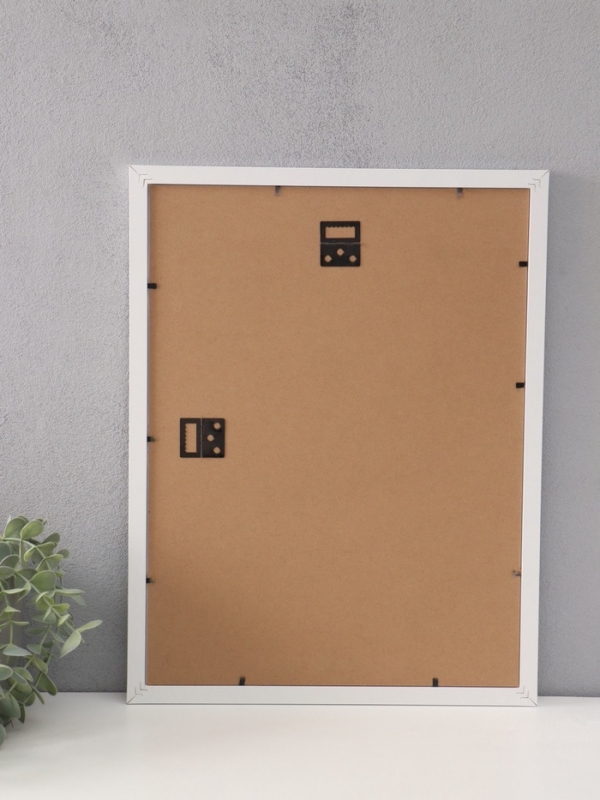 Фоторамка МДФ Фоторамка МДФ "Anna" 30х40 см, с паспарту (21х30 см), белый (пластиковый экран)