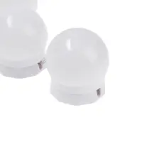 Комплект светильников для подсветки зеркала, 10 шт., контроллер, от USB, 3000 - 6500К, 3 режима свечения