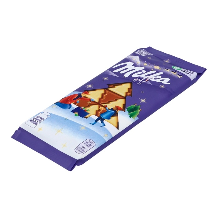 Шоколад молочный, МИЛКА, в виде елочек, 73 г Шоколад молочный, МИЛКА, в виде елочек, 73 г