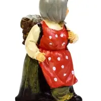 Садовая фигура из полистоуна &laquo;Бабушка с гусем&raquo;, 10&times;10&times;20 см, Greengo