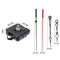 Часовой механизм со стрелками &laquo;Соломон-33&raquo;, плавный ход, шток 16 мм, стрелки 70/98/98 мм