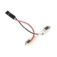 Автомобильная лампа светодиодная, 12 В, 36 SMD, два переходника, свет белый