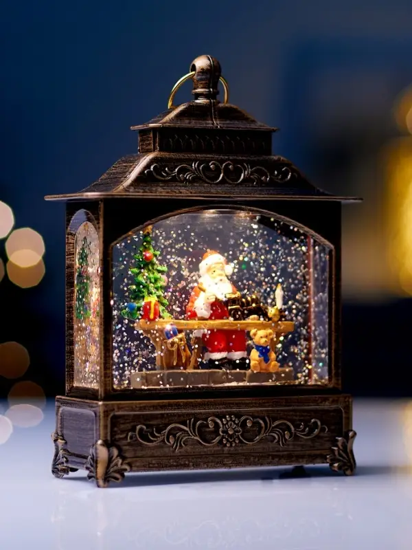 Фигура светодиодная  Фигура светодиодная "Дед Мороз" 5.5х14х19.5 см, 3хААА (не в компл.), музыка, USB, Т/БЕЛЫЙ