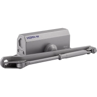 Доводчик НОРА-М №3S F фиксация бол. (50-80кг) (сер.)