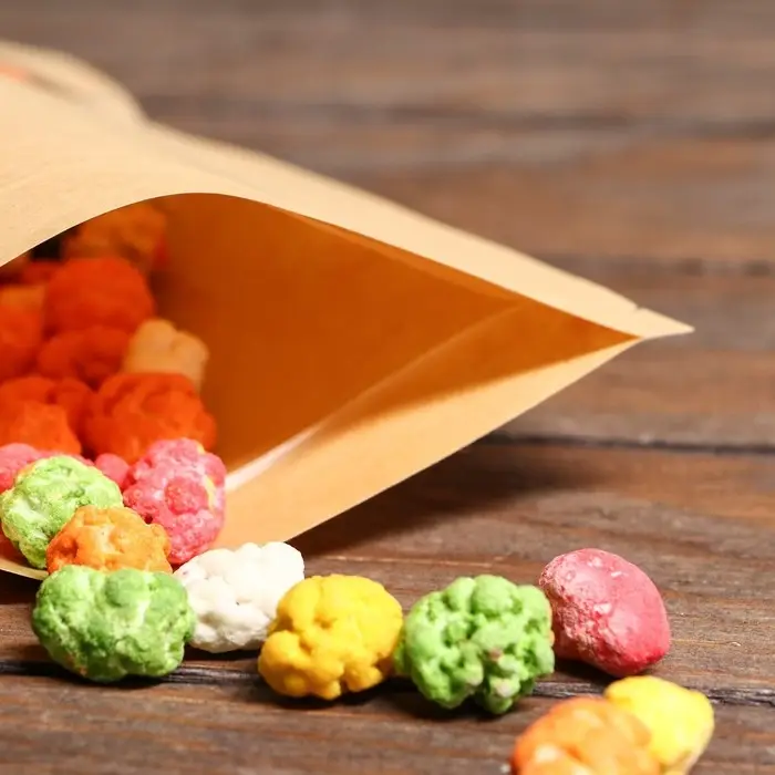 Пакет Zip - lock Крафт с прямоугольным окном, плоский, 16×26 см Пакет Zip - lock Крафт с прямоугольным окном, плоский, 16×26 см