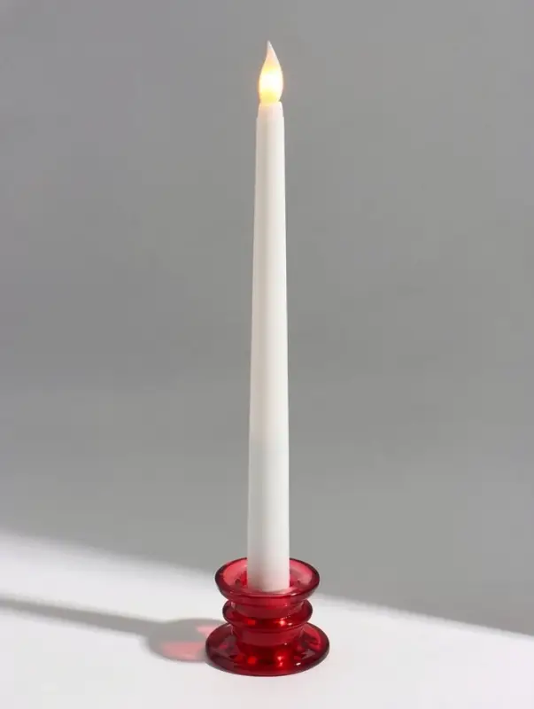 Подсвечник стеклянный &laquo;Бен&raquo;, 5.5&times;5.5&times;3.5 см, d=2.2 см